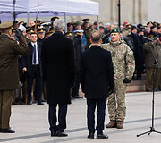 Lietuvos kariuomenės dienos minėjimas Katedros aik&scaron;tėje