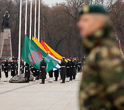 Lietuvos kariuomenės dienos minėjimas Katedros aik&scaron;tėje