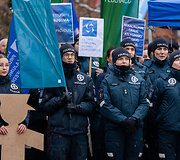 Statutinių pareigūnų protesto akcija &bdquo;Popierinis saugumas&ldquo;