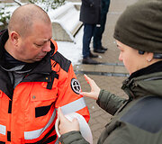 Statutinių pareigūnų protesto akcija &bdquo;Popierinis saugumas&ldquo;