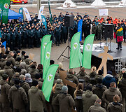 Statutinių pareigūnų protesto akcija &bdquo;Popierinis saugumas&ldquo;