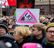 Protestas &bdquo;&Scaron;alin rankas nuo laisvo žodžio!&ldquo;