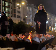 Antrasis protestas &bdquo;&Scaron;alin rankas nuo laisvo žodžio!&ldquo;