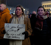 Antrasis protestas &bdquo;&Scaron;alin rankas nuo laisvo žodžio!&ldquo;