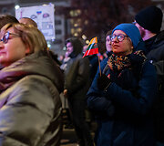 Antrasis protestas &bdquo;&Scaron;alin rankas nuo laisvo žodžio!&ldquo;