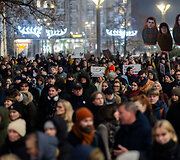 Antrasis protestas &bdquo;&Scaron;alin rankas nuo laisvo žodžio!&ldquo;