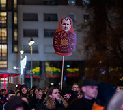 Antrasis protestas &bdquo;&Scaron;alin rankas nuo laisvo žodžio!&ldquo;