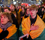 Antrasis protestas &bdquo;&Scaron;alin rankas nuo laisvo žodžio!&ldquo;