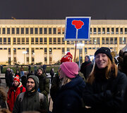 Antrasis protestas &bdquo;&Scaron;alin rankas nuo laisvo žodžio!&ldquo;