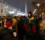 Antrasis protestas &bdquo;&Scaron;alin rankas nuo laisvo žodžio!&ldquo;