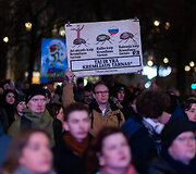 Antrasis protestas &bdquo;&Scaron;alin rankas nuo laisvo žodžio!&ldquo;