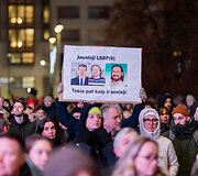 Antrasis protestas &bdquo;&Scaron;alin rankas nuo laisvo žodžio!&ldquo;