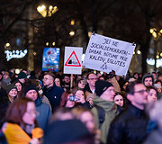 Antrasis protestas &bdquo;&Scaron;alin rankas nuo laisvo žodžio!&ldquo;