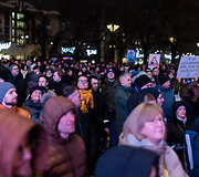 Antrasis protestas &bdquo;&Scaron;alin rankas nuo laisvo žodžio!&ldquo;