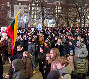 Antrasis protestas &bdquo;&Scaron;alin rankas nuo laisvo žodžio!&ldquo;