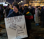 Trečiadienio protestas &bdquo;&Scaron;alin rankas nuo laisvo žodžio!&ldquo;
