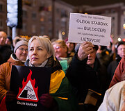 Trečiadienio protestas &bdquo;&Scaron;alin rankas nuo laisvo žodžio!&ldquo;