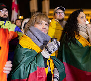 Trečiadienio protestas &bdquo;&Scaron;alin rankas nuo laisvo žodžio!&ldquo;