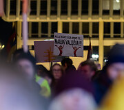 Trečiadienio protestas &bdquo;&Scaron;alin rankas nuo laisvo žodžio!&ldquo;