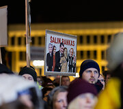 Trečiadienio protestas &bdquo;&Scaron;alin rankas nuo laisvo žodžio!&ldquo;