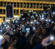 Trečiadienio protestas &bdquo;&Scaron;alin rankas nuo laisvo žodžio!&ldquo;