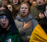 Ketvirtadienio protestas &bdquo;&Scaron;alin rankas nuo laisvo žodžio!&ldquo;