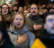 Ketvirtadienio protestas &bdquo;&Scaron;alin rankas nuo laisvo žodžio!&ldquo;