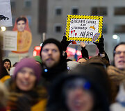 Ketvirtadienio protestas &bdquo;&Scaron;alin rankas nuo laisvo žodžio!&ldquo;
