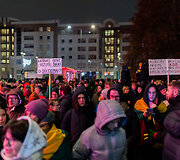 Ketvirtadienio protestas &bdquo;&Scaron;alin rankas nuo laisvo žodžio!&ldquo;