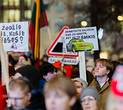 Ketvirtadienio protestas &bdquo;&Scaron;alin rankas nuo laisvo žodžio!&ldquo;