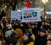 Ketvirtadienio protestas &bdquo;&Scaron;alin rankas nuo laisvo žodžio!&ldquo;