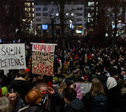 Ketvirtadienio protestas &bdquo;&Scaron;alin rankas nuo laisvo žodžio!&ldquo;