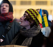 Ketvirtadienio protestas &bdquo;&Scaron;alin rankas nuo laisvo žodžio!&ldquo;