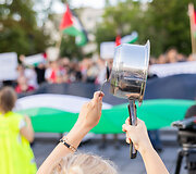Protestas &bdquo;Leiskit Gazai gyvent&ldquo;