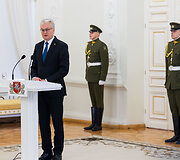 Valstybės apdovanojimų įteikimo ceremonija