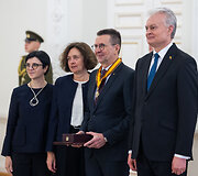 Valstybės apdovanojimų įteikimo ceremonija