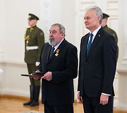 Valstybės apdovanojimų įteikimo ceremonija