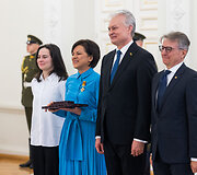 Valstybės apdovanojimų įteikimo ceremonija