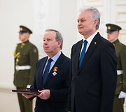 Valstybės apdovanojimų įteikimo ceremonija