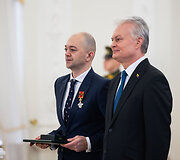 Valstybės apdovanojimų įteikimo ceremonija