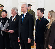 Valstybės apdovanojimų įteikimo ceremonija