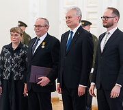 Valstybės apdovanojimų įteikimo ceremonija