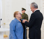 Valstybės apdovanojimų įteikimo ceremonija
