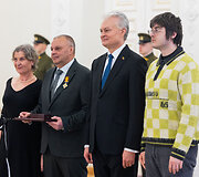Valstybės apdovanojimų įteikimo ceremonija