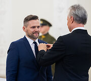 Valstybės apdovanojimų įteikimo ceremonija