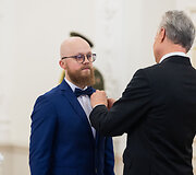 Valstybės apdovanojimų įteikimo ceremonija