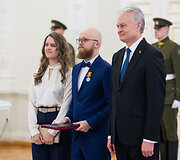 Valstybės apdovanojimų įteikimo ceremonija