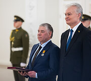 Valstybės apdovanojimų įteikimo ceremonija
