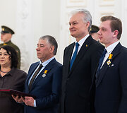 Valstybės apdovanojimų įteikimo ceremonija