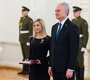 Valstybės apdovanojimų įteikimo ceremonija